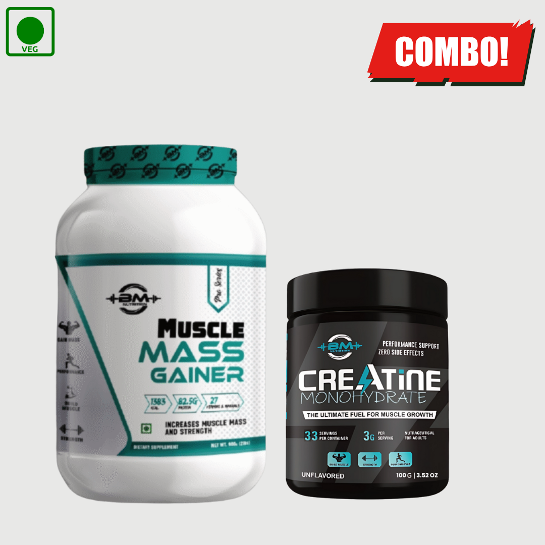 combo creat + gainer 100g
