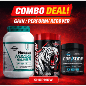 Complete Bulk & Power Combo – Mass Gainer + Creatine + Pre-Workout