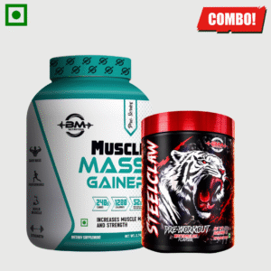 Bio Muscle Nutrition Bulk & Energy Combo – Mass Gainer 2.75kg + Pre-Workout 330g (Copy)
