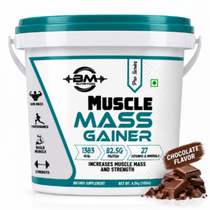 Bio Muscle Nutrition – Muscle Mass Gainer | High-Calorie Weight Gainer for Faster Size & Strength | 4.5 KG